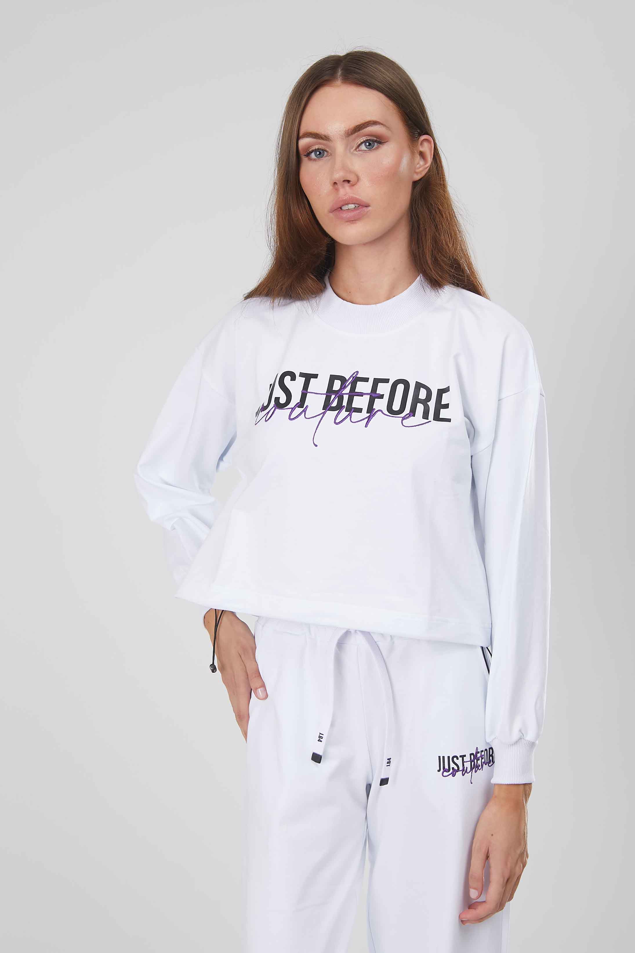 FELPA J.B4 COUTURE WHITE