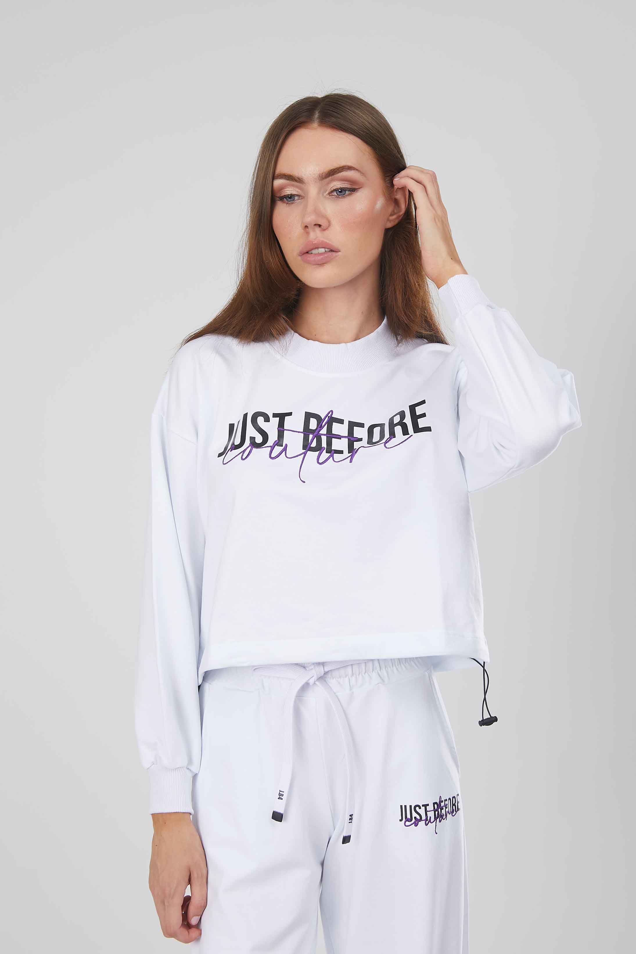 FELPA J.B4 COUTURE WHITE