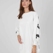FELPA OVER JSTBFR4 WHITE