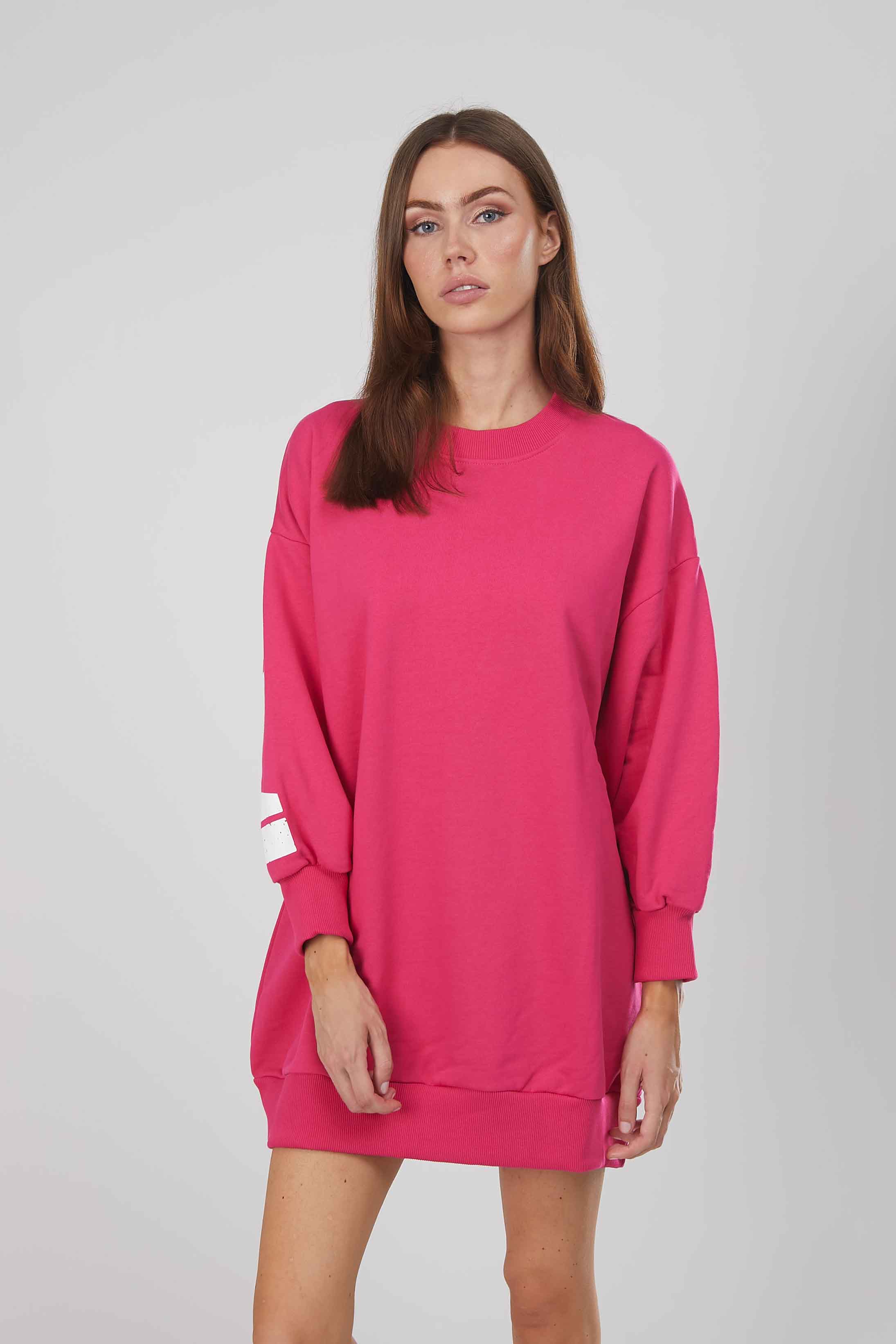 FELPA OVER JSTBFR4 FUXIA