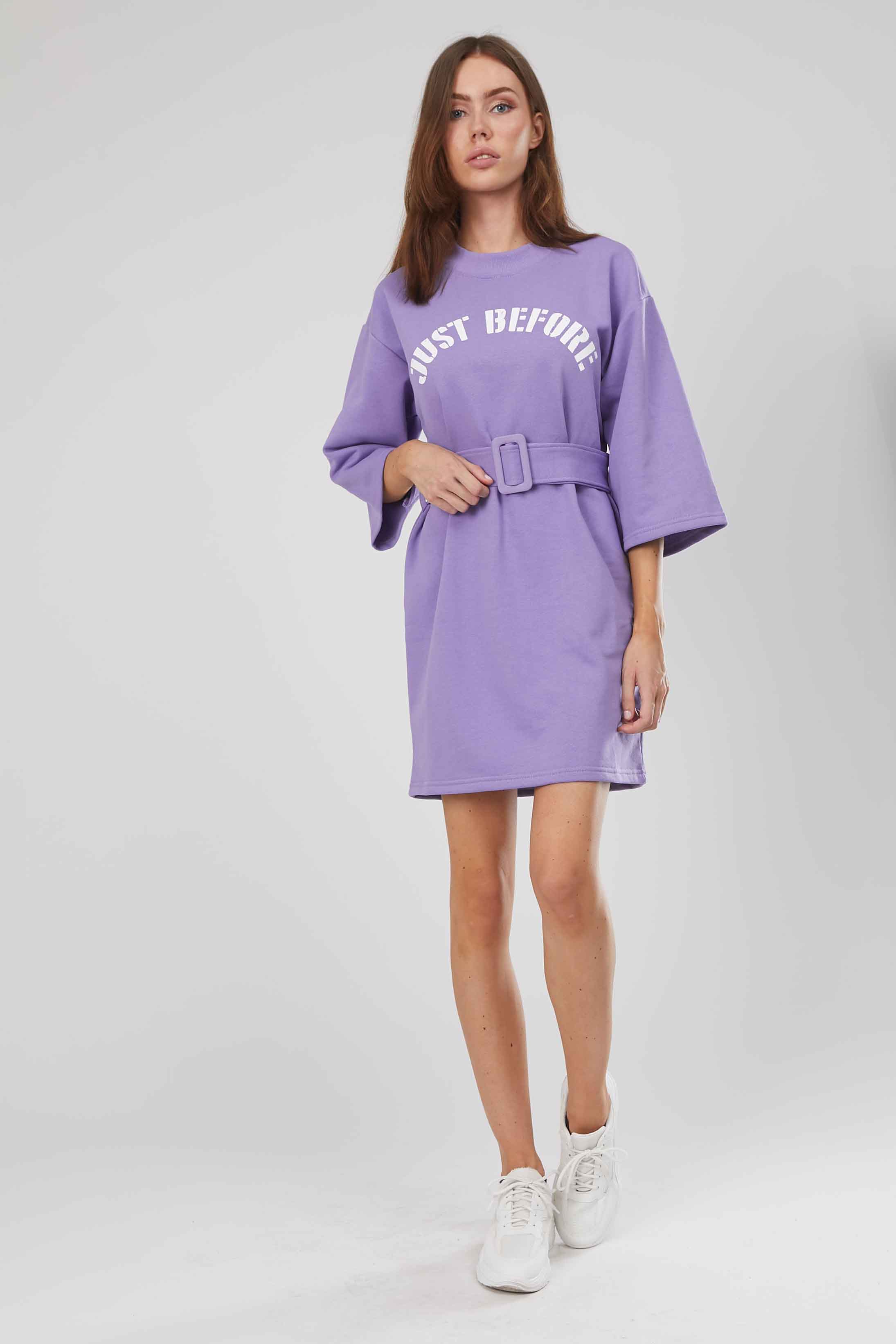 FELPA ABITO CON CINTURA LILIAC