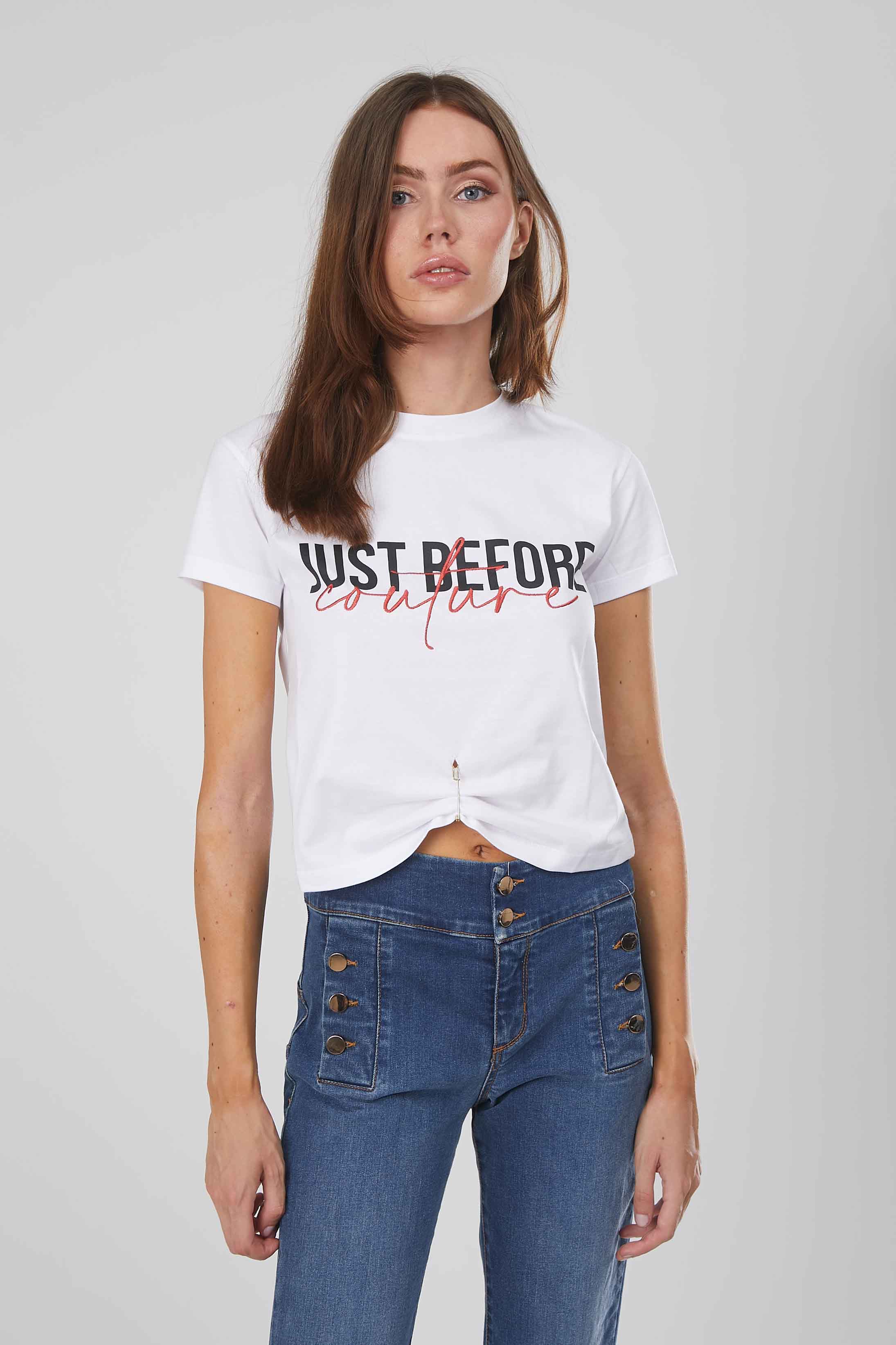 T-SHIRT J.B4 COUTURE SPILLA WHITE