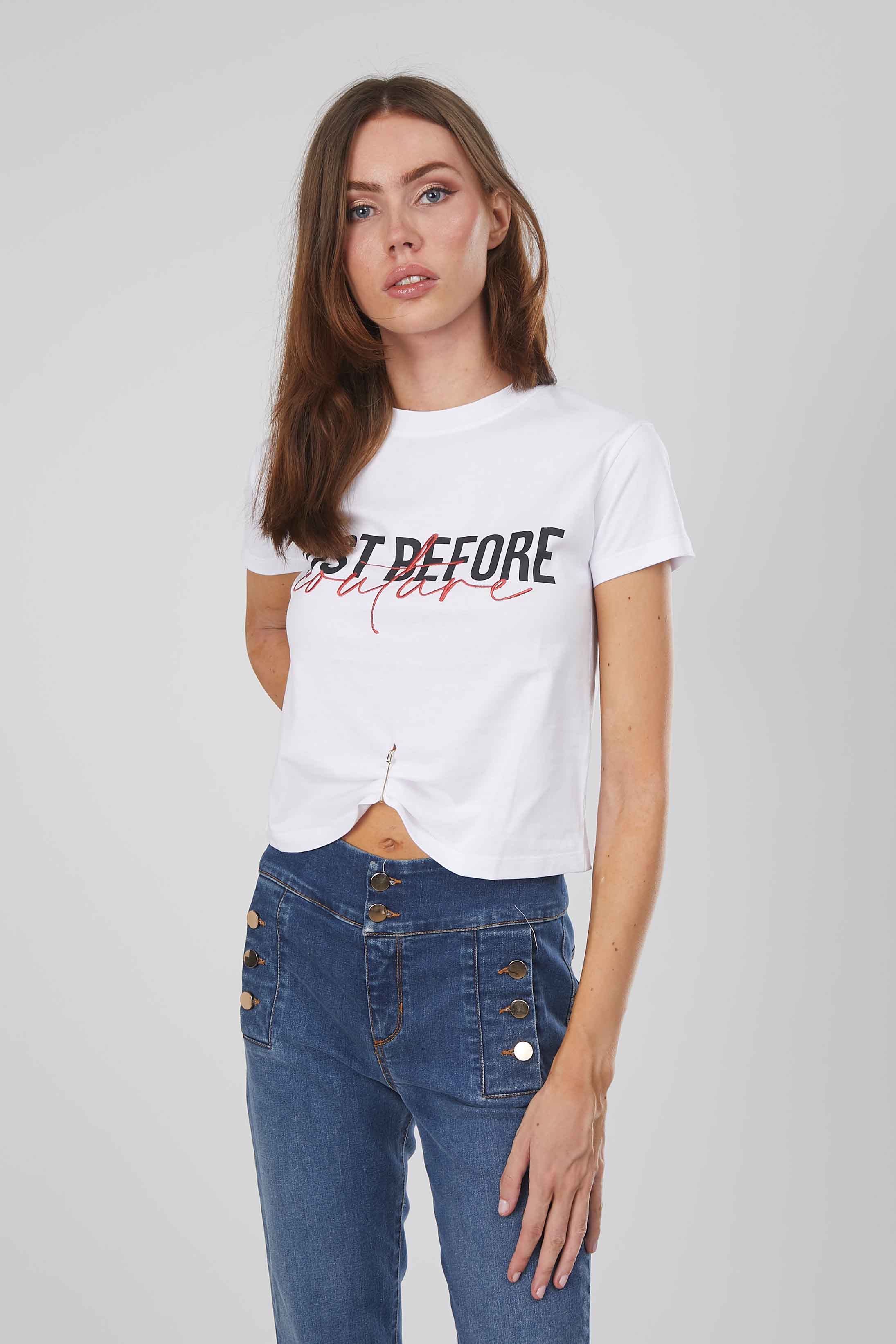 T-SHIRT J.B4 COUTURE SPILLA WHITE