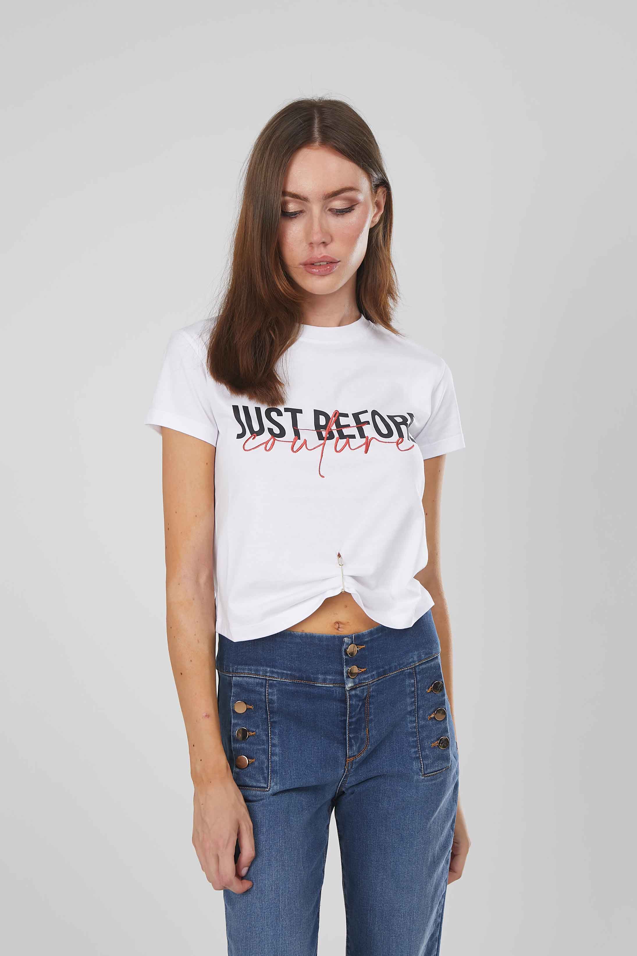 T-SHIRT J.B4 COUTURE SPILLA WHITE