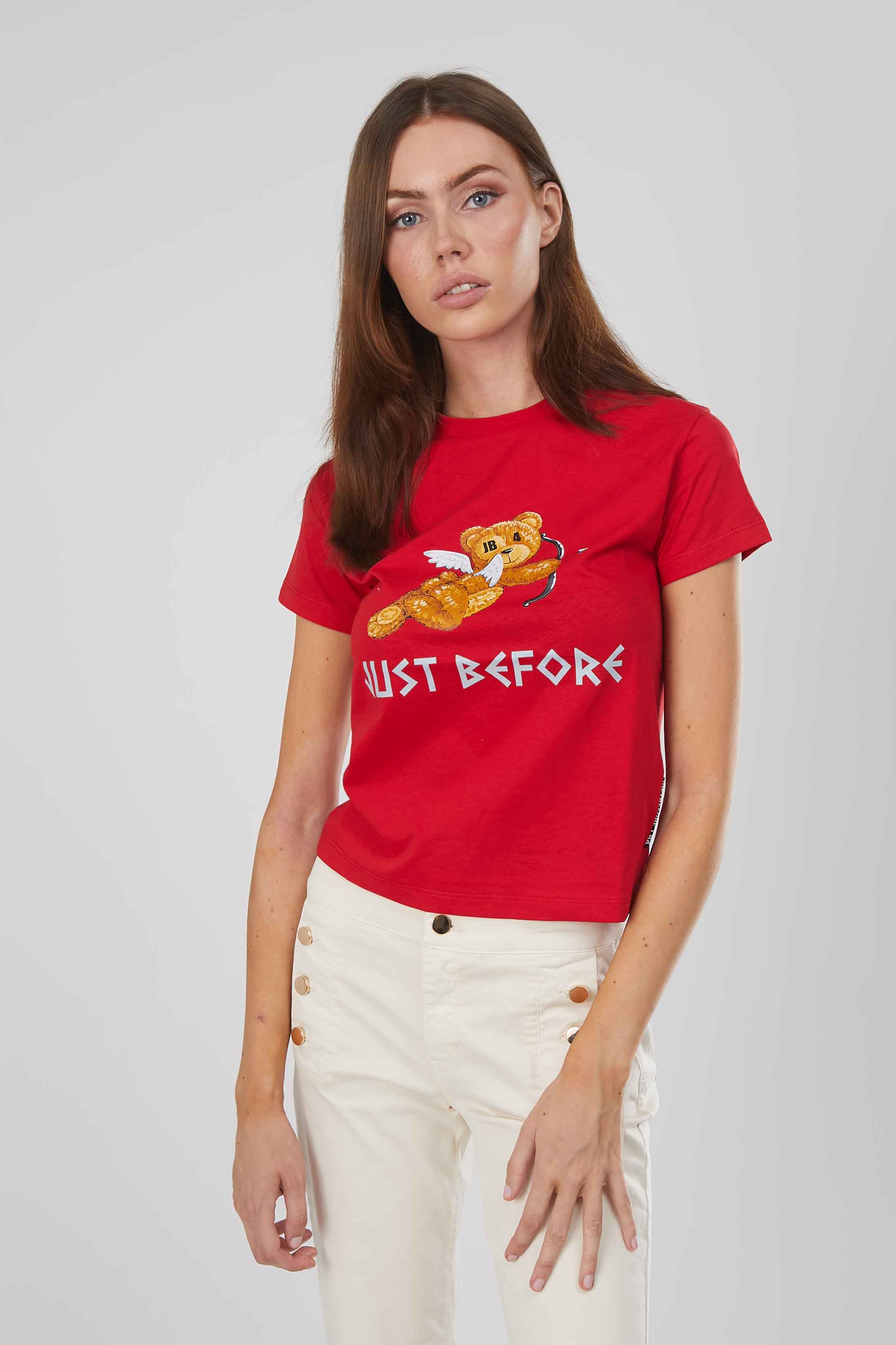 T-SHIRT ORSETTO CUPIDO RED