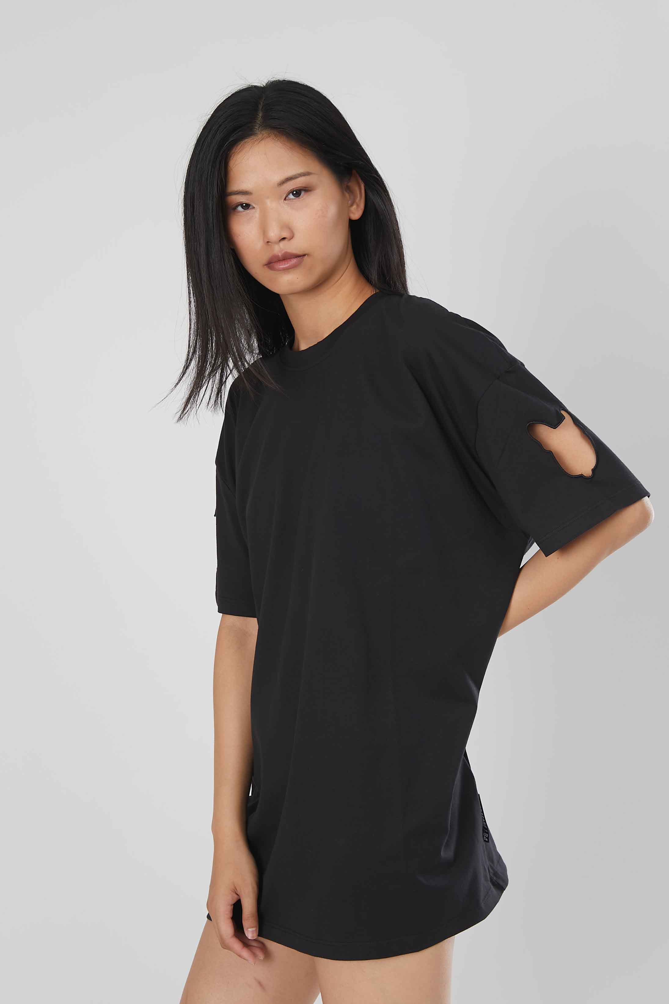 T-SHIRT OVER PITTBULL RICAMO BLACK