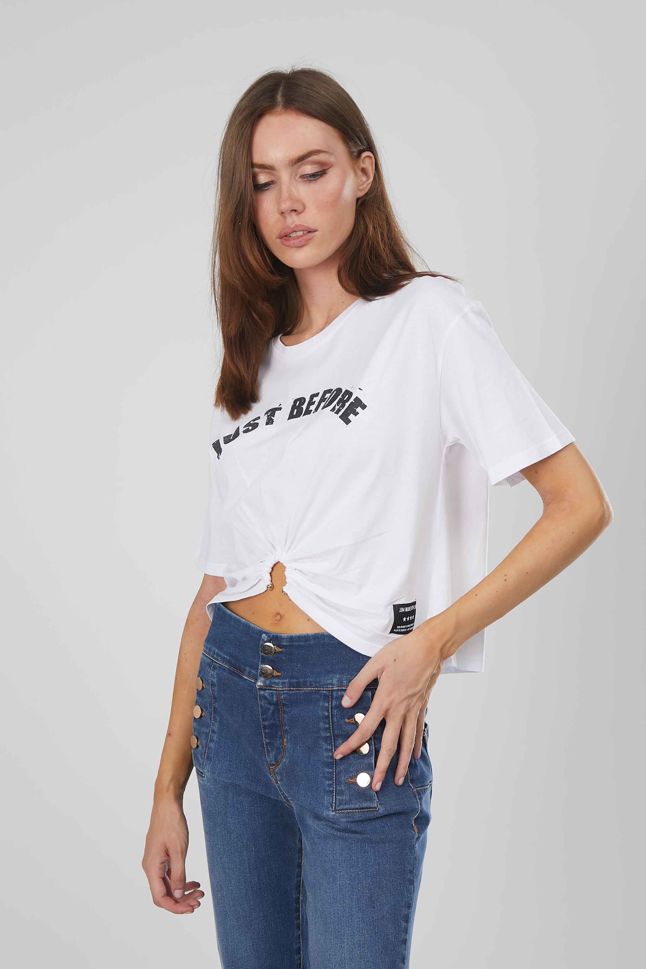 T-SHIRT CON ANELLO WHITE