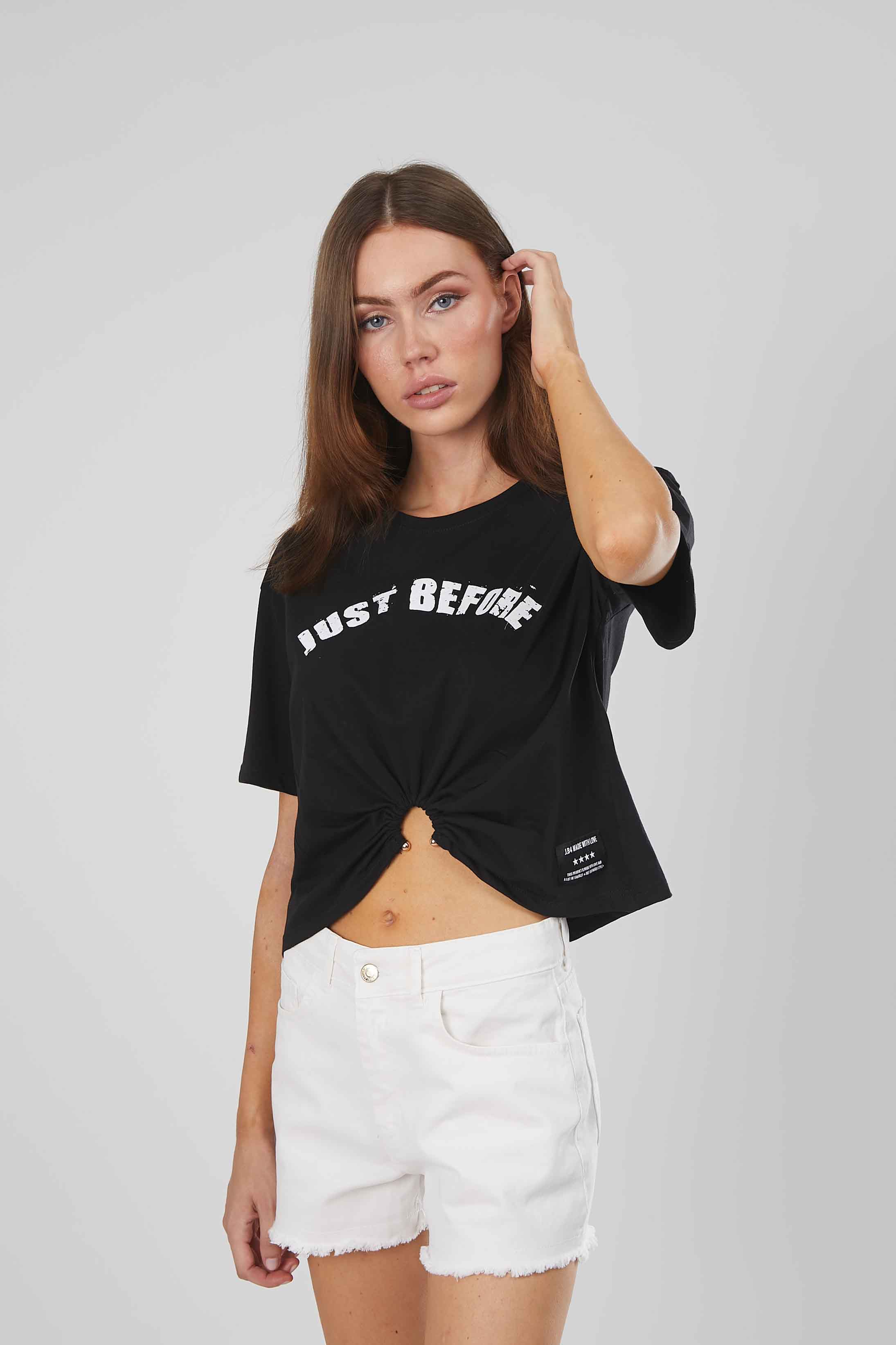 T-SHIRT CON ANELLO BLACK