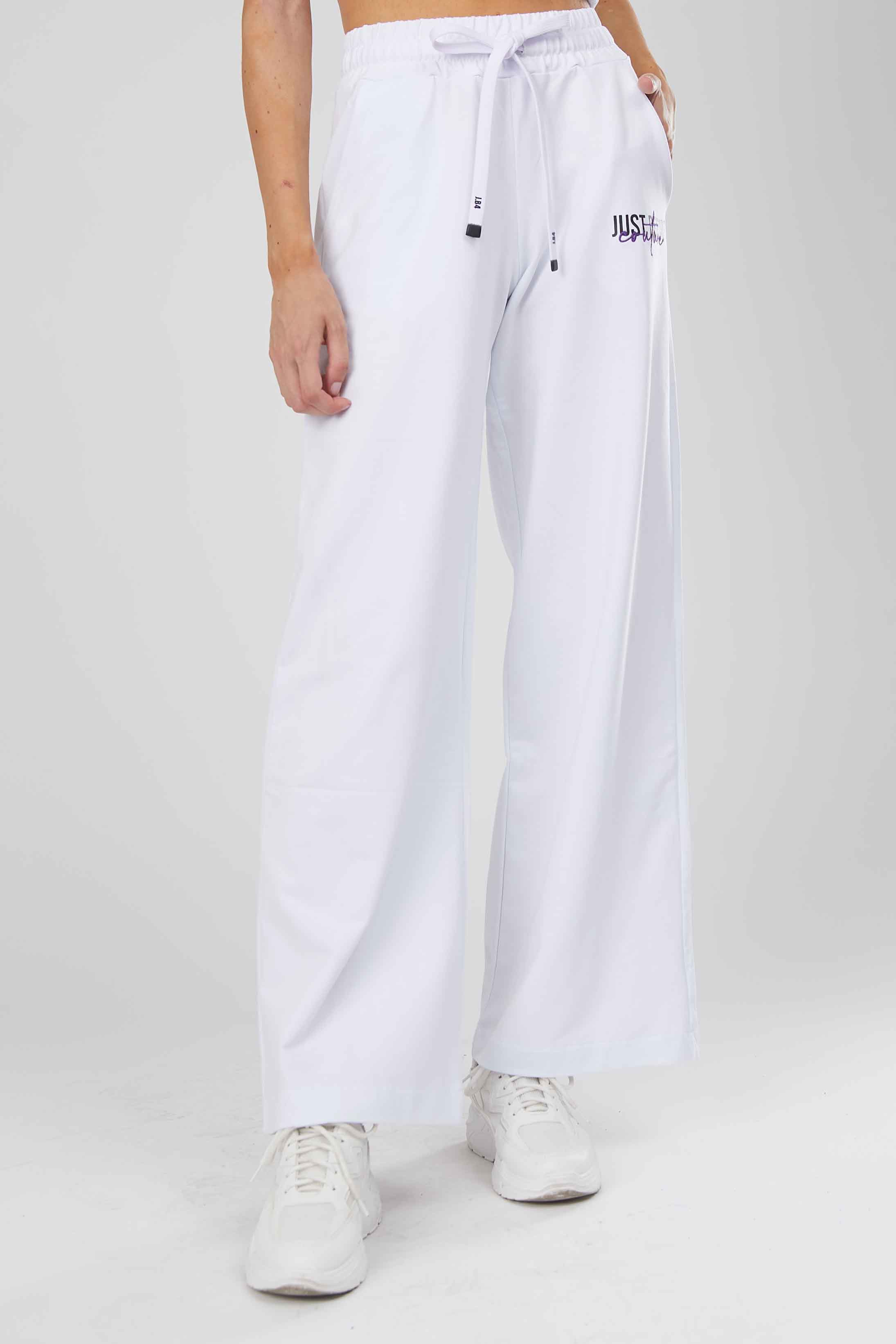 PANTALONI PALAZZO COUTURE WHITE