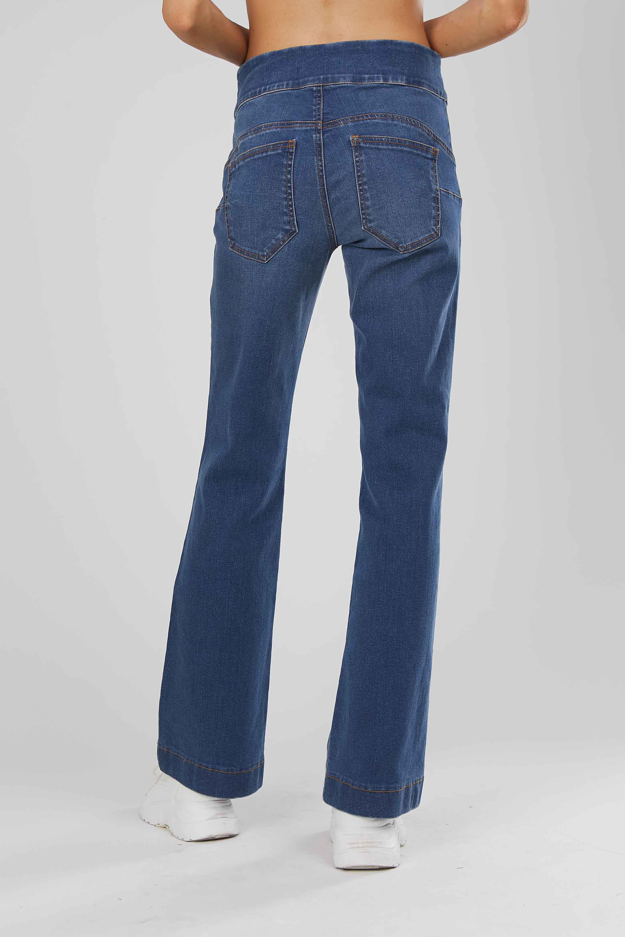 JEANS FLARE BLUE DENIM