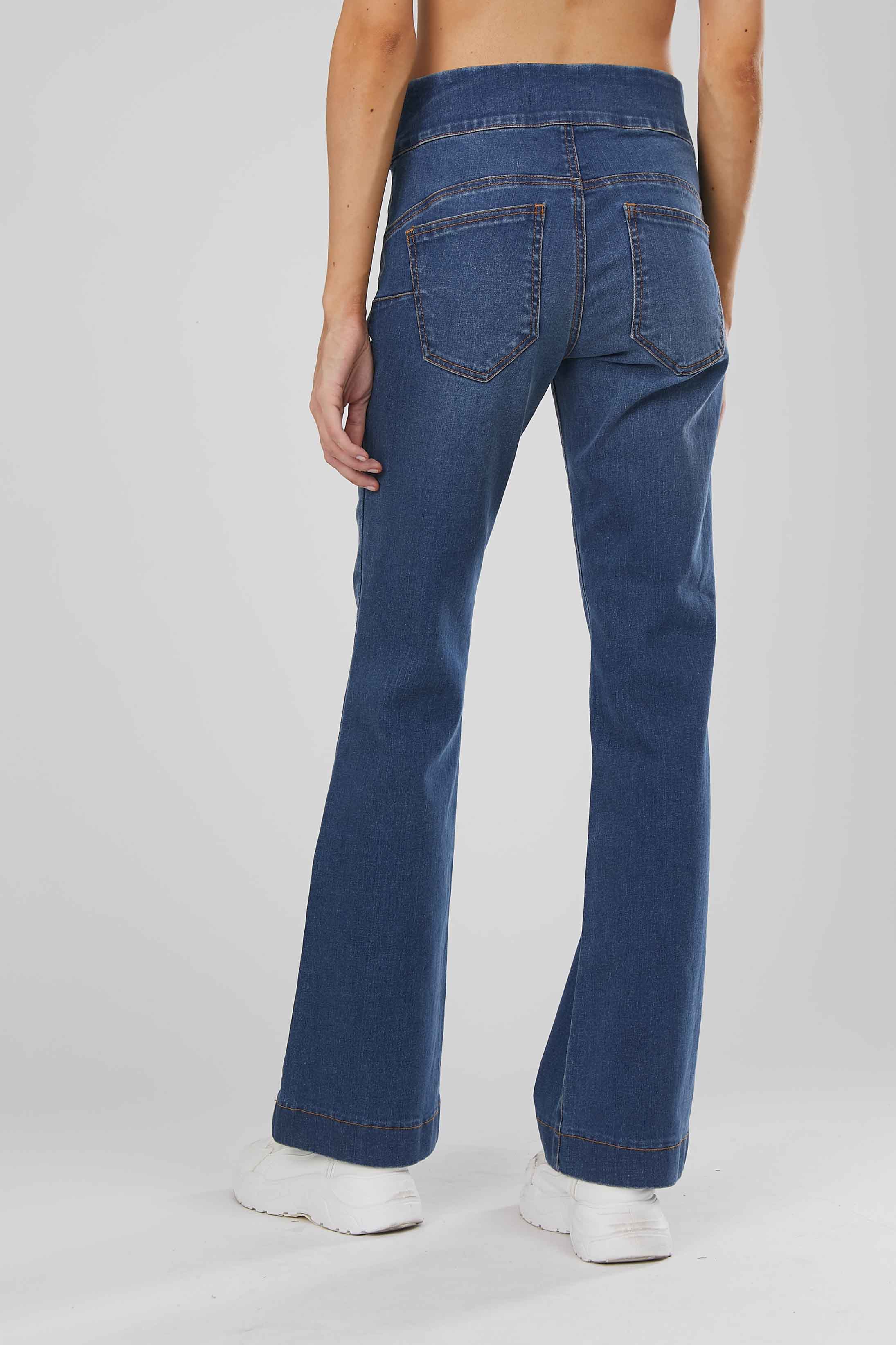 JEANS FLARE BLUE DENIM