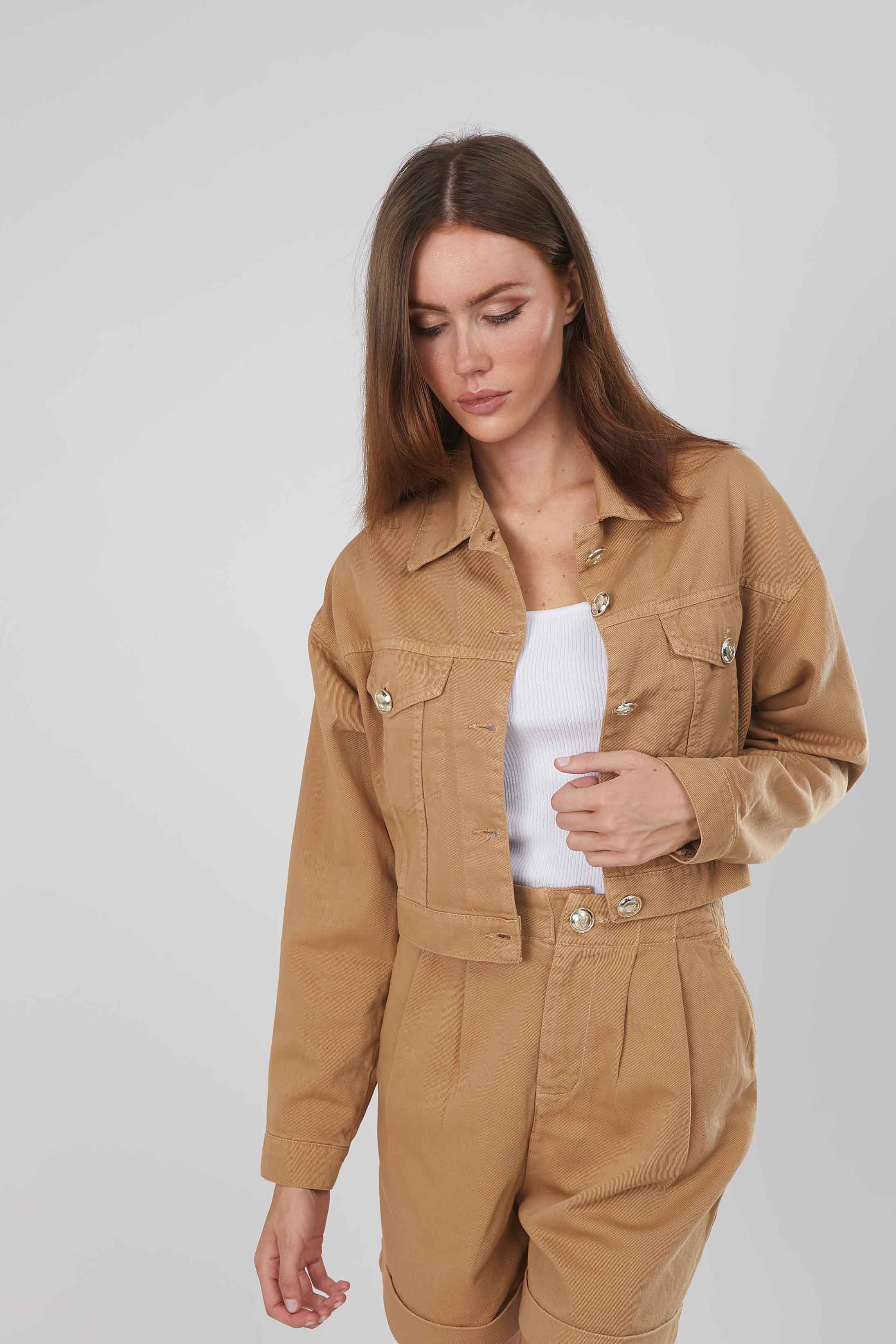 GIACCA SAFARI TOBACCO