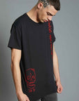 T-SHIRT WITH BLACK SKULL EMBROIDERY