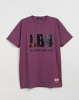 PURPLE BARBED WIRE LOGO T-SHIRT