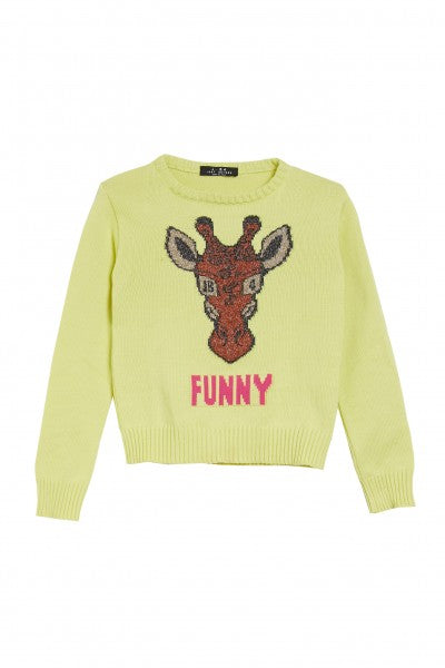 MAGLIONCINO FUNNY GIALLO